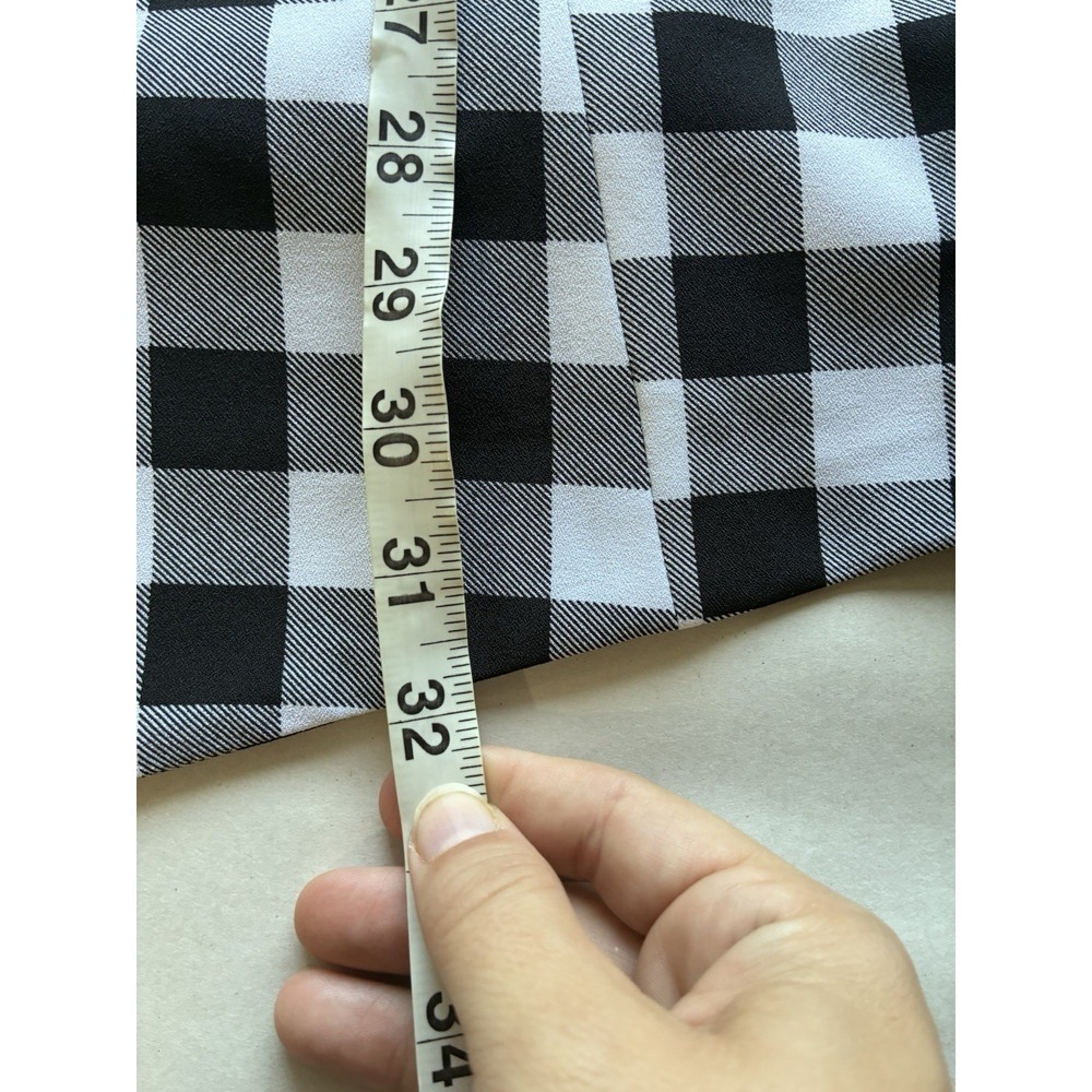 NEW! Torrid Studio Shawl Collar Blazer In Retro Plaid Sz 2XL Black /white - Picture 7 of 8
